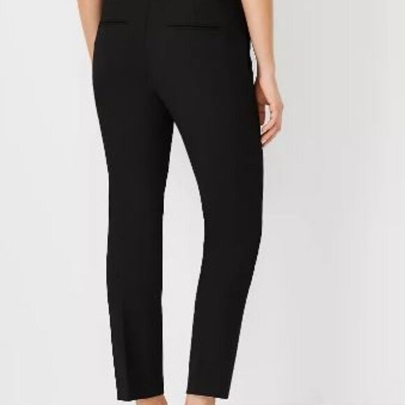 NWT Womens Ann Taylor The Eva Classic Black Ankle Pant Size 4 MSRP $98 - Picture 2 of 11